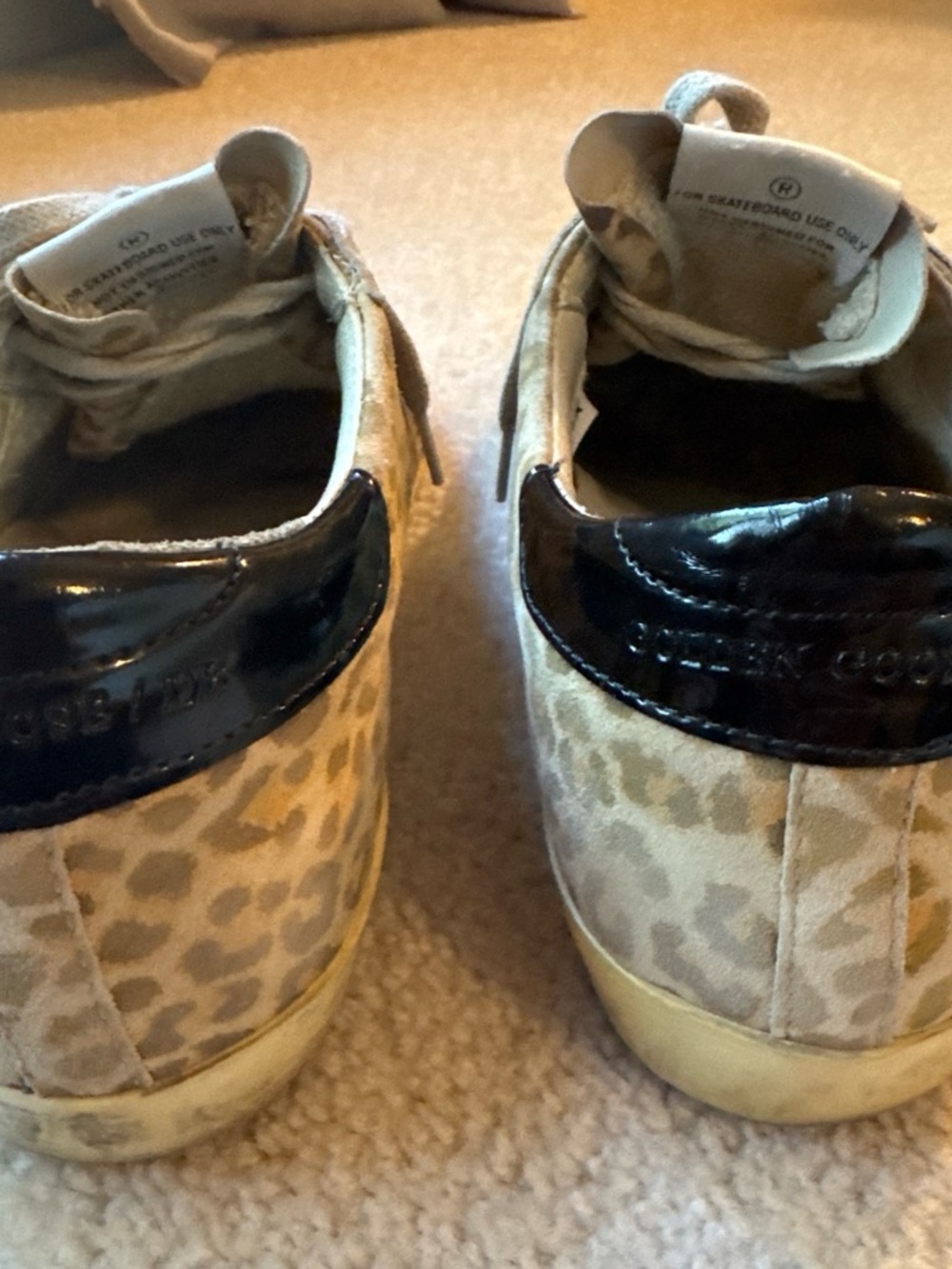 Golden Sneakers Leopard Print Low-Top Sneakers superstar - Picture 3 of 8